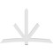 Ekena Millwork Alberta Architectural Grade PVC Gable Bracket, 96"W x 64"H x 4"D x 6"F, 16/12 Pitch GBP096X64X0406ALB00 - alternate 3